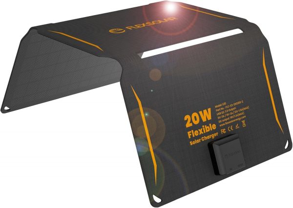 FlexSolar Cargador de Panel Solar...