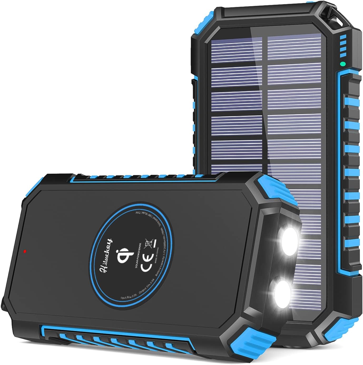 Hiluckey Cargador Solar 26800mAh Power...