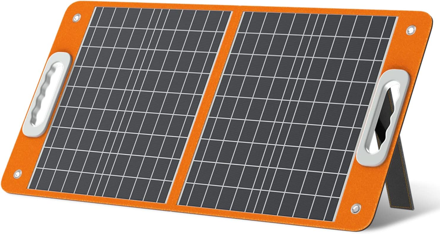 Panel solar portátil plegable 60W Panel...