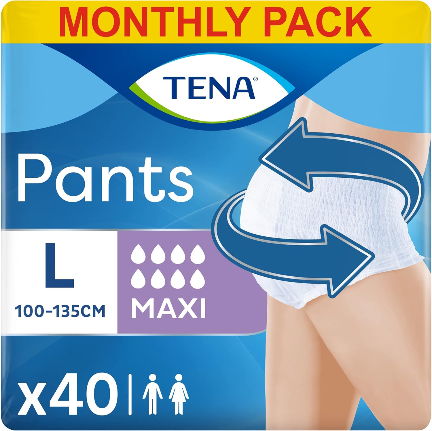 TENA Pants Maxi (L) Paquete de repuesto TENA Pants Maxi (L) Paquete de repuesto