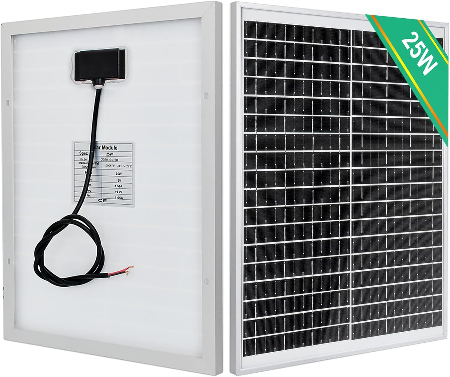 ECO-WORTHY Panel solar de 25 W, 12 V,... ECO-WORTHY Panel solar de 25 W, 12 V,...