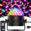 Bola Luces Discoteca LED 7 Colores RGB Luz con Sonido Activ...