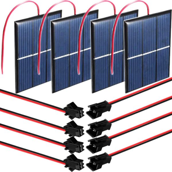 RUNCCI-YUN 4pcs 1.5V 0.65W 60X80mm...