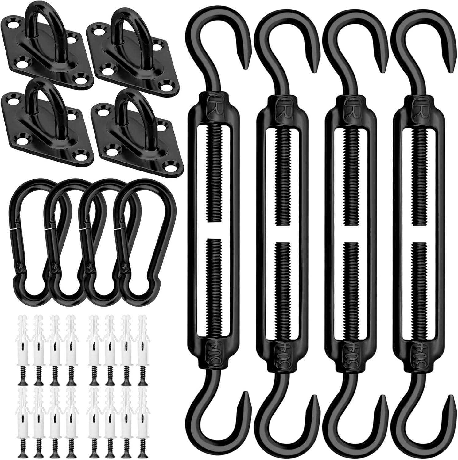 Juego fijación toldos Acero Inoxidable