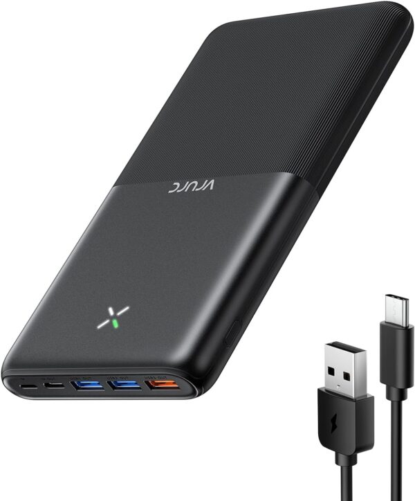 VRURC Bateria Externa 30000mAh, USB C...