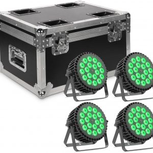 Ukfog 200 W 18 LED Par de faros 8 CH lu...