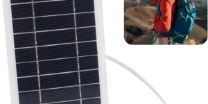Panel Solar Portátil con Conector USB...