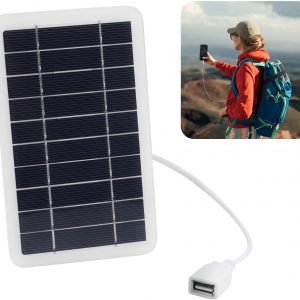 Panel Solar Portátil con Conector USB...