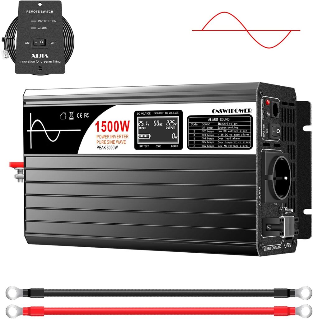 Xijia 1500W (máximo 3000W) Onda...