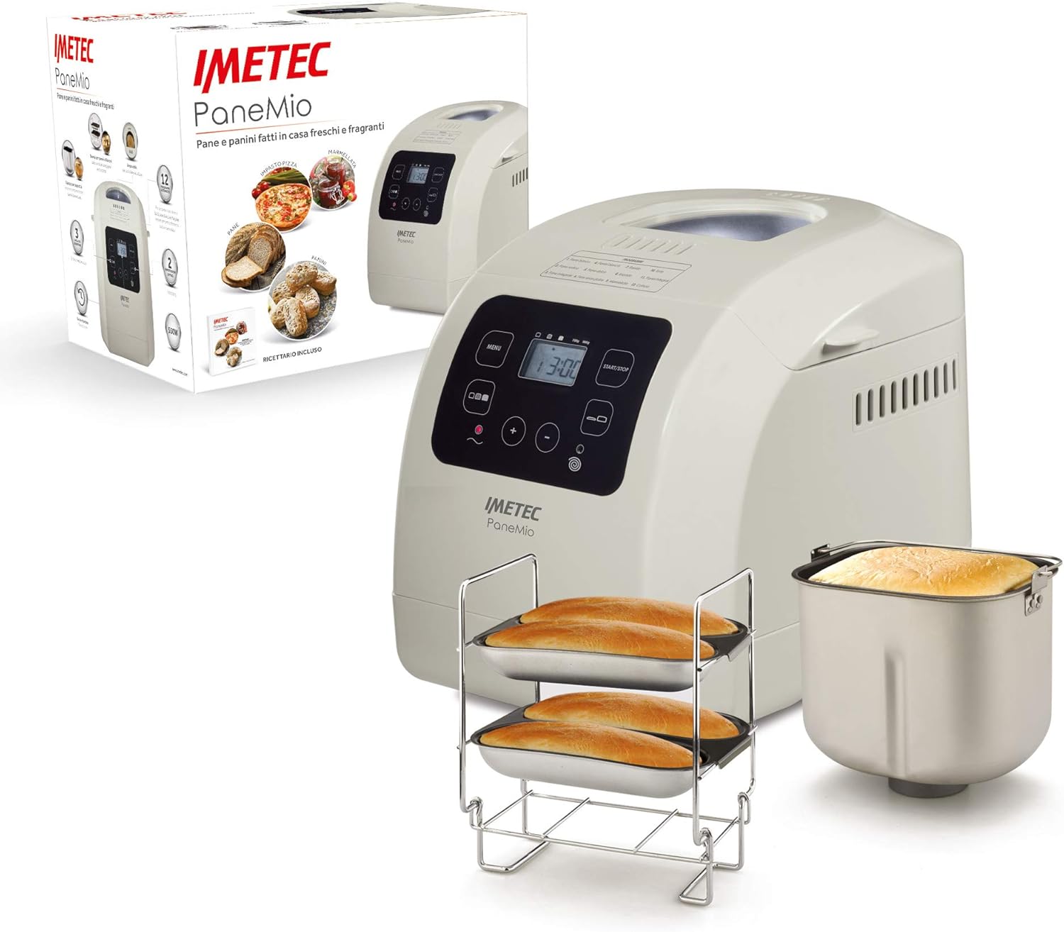 Imetec BM 1000 - Panificadora de pan,...