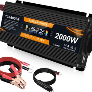 Yinleader Inversor de Corriente 12v...