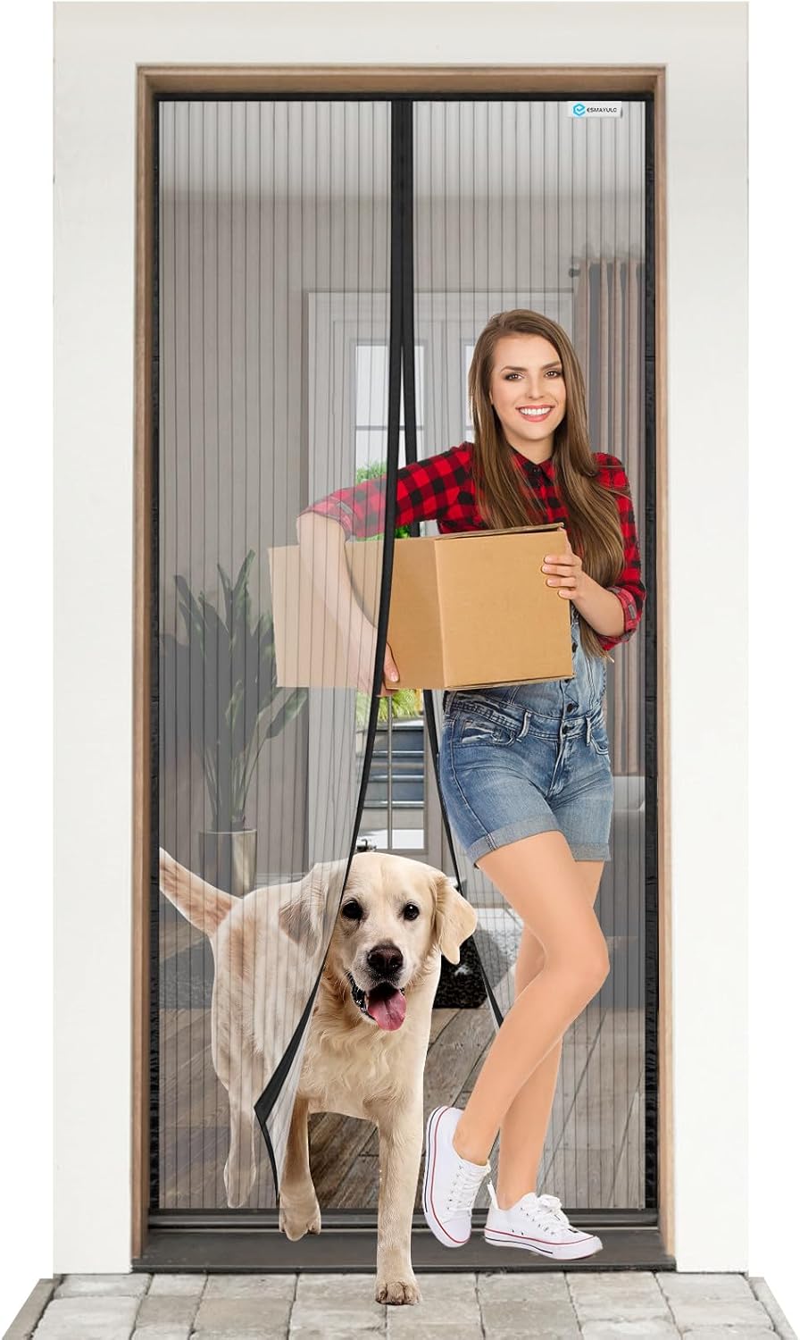 ESMAYULO Mosquitera Puerta Magnetica...