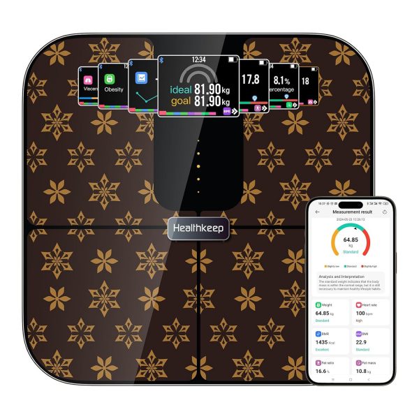 Healthkeep - Báscula con Bluetooth con ...