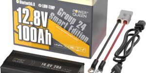 Power Queen Batería LiFePO4 de 12,8 V,...