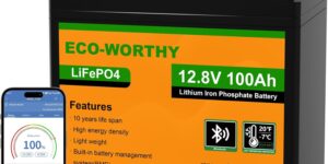 ECO-WORTHY - Batería de litio (12 V,...