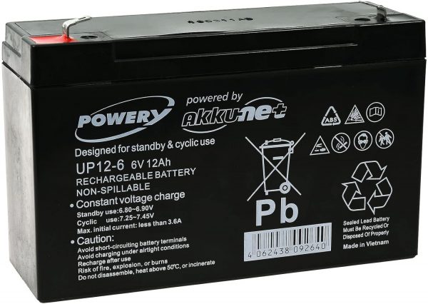 Powery - Batería de Gel para...
