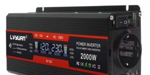 LVYUAN Inversor 12V a 220V 230V 2000W...