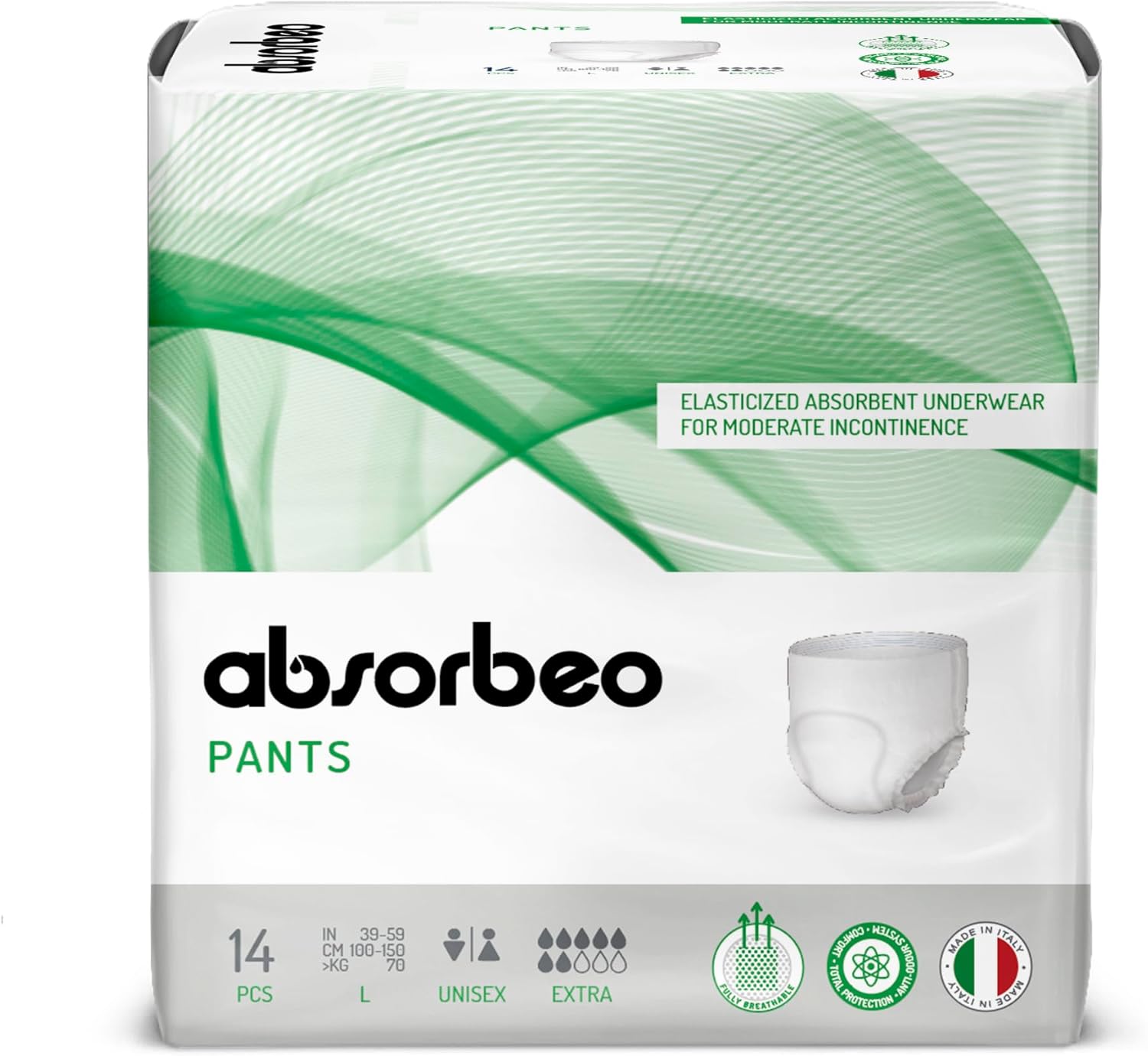 Absorbeo Pants Extra,Braga-Pañal para