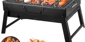 Edihome, Barbacoa Portatil, de Carbon,...