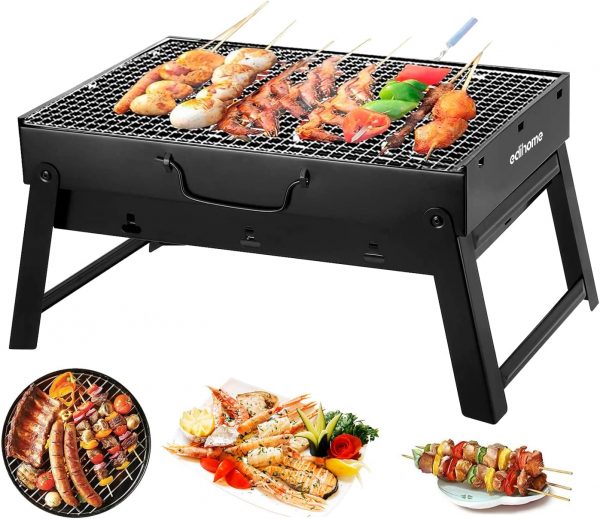 Edihome, Barbacoa Portatil, de Carbon,...