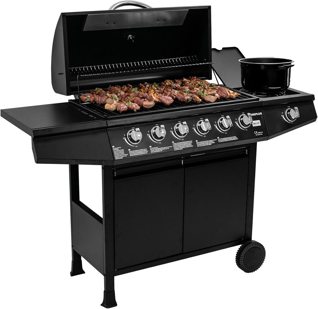 Amig - Barbacoa de gas Fireplus 6+1 de...