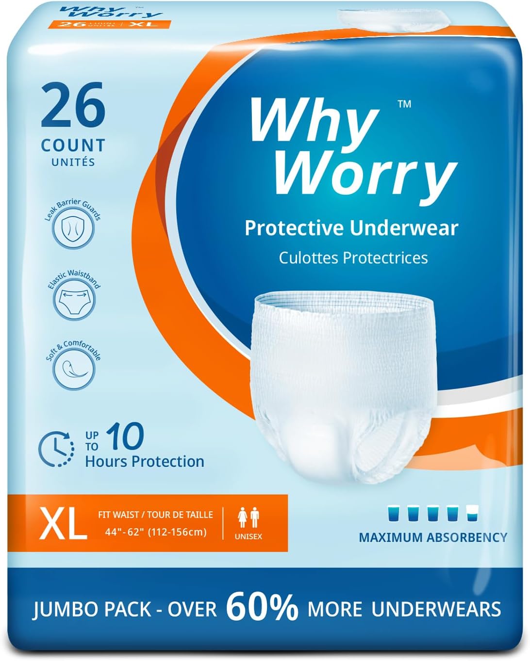 WhyWorry Pañales para Adultos con