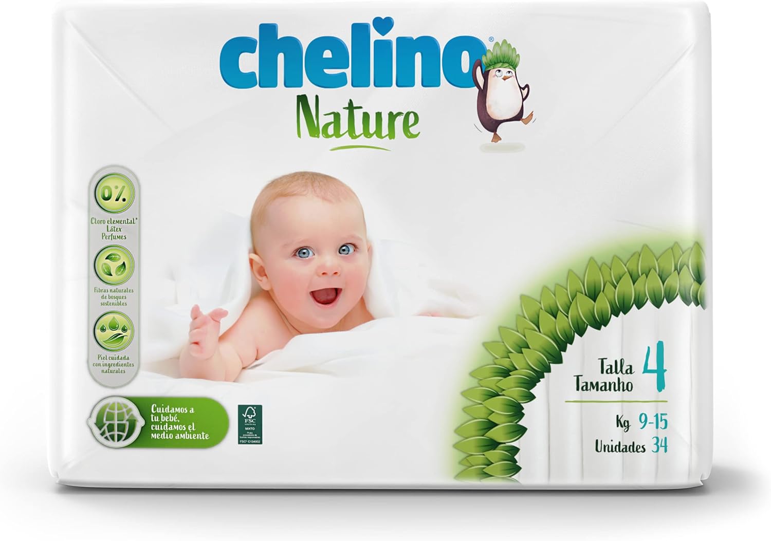 Chelino Nature Pañal Infantil Talla 4... Chelino Nature Pañal Infantil Talla 4...