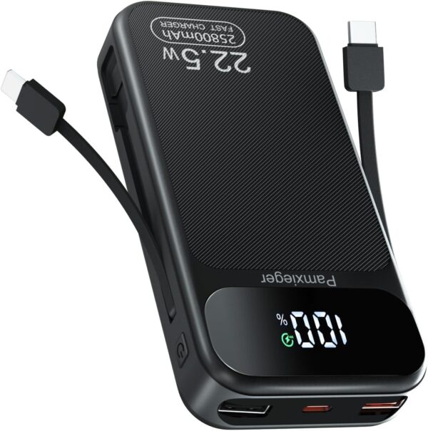 Bateria Externa 25.800mAh 22,5W Carga...