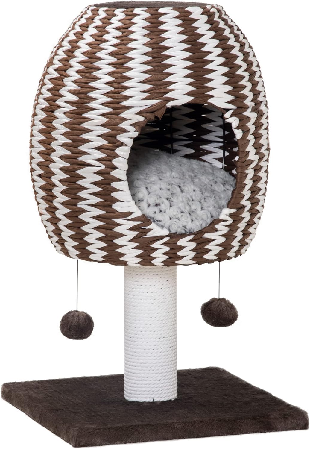 PawHut Árbol Rascador para Gatos Altura