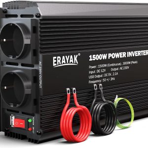 ERAYAK Inversor 12v 230v 1500W/3000W...