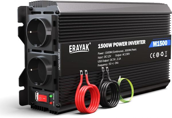 ERAYAK Inversor 12v 230v 1500W/3000W...