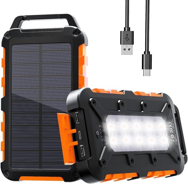 Cargador Solar 26800mAh, Solar Power...