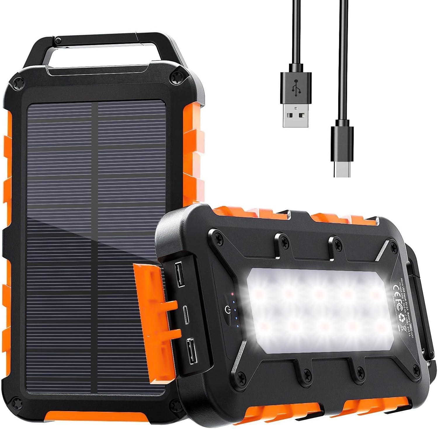 Cargador Solar 26800mAh, Solar Power... Cargador Solar 26800mAh, Solar Power...