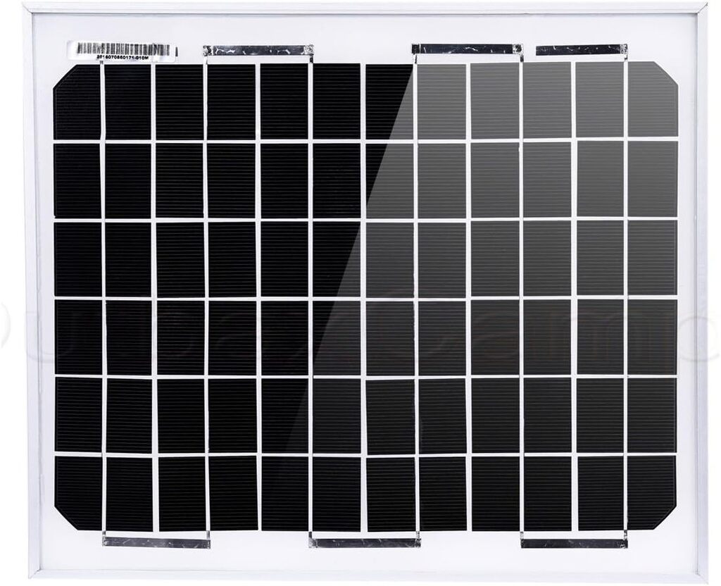 NUZAMAS 10W 12V Panel Solar Cargador De...