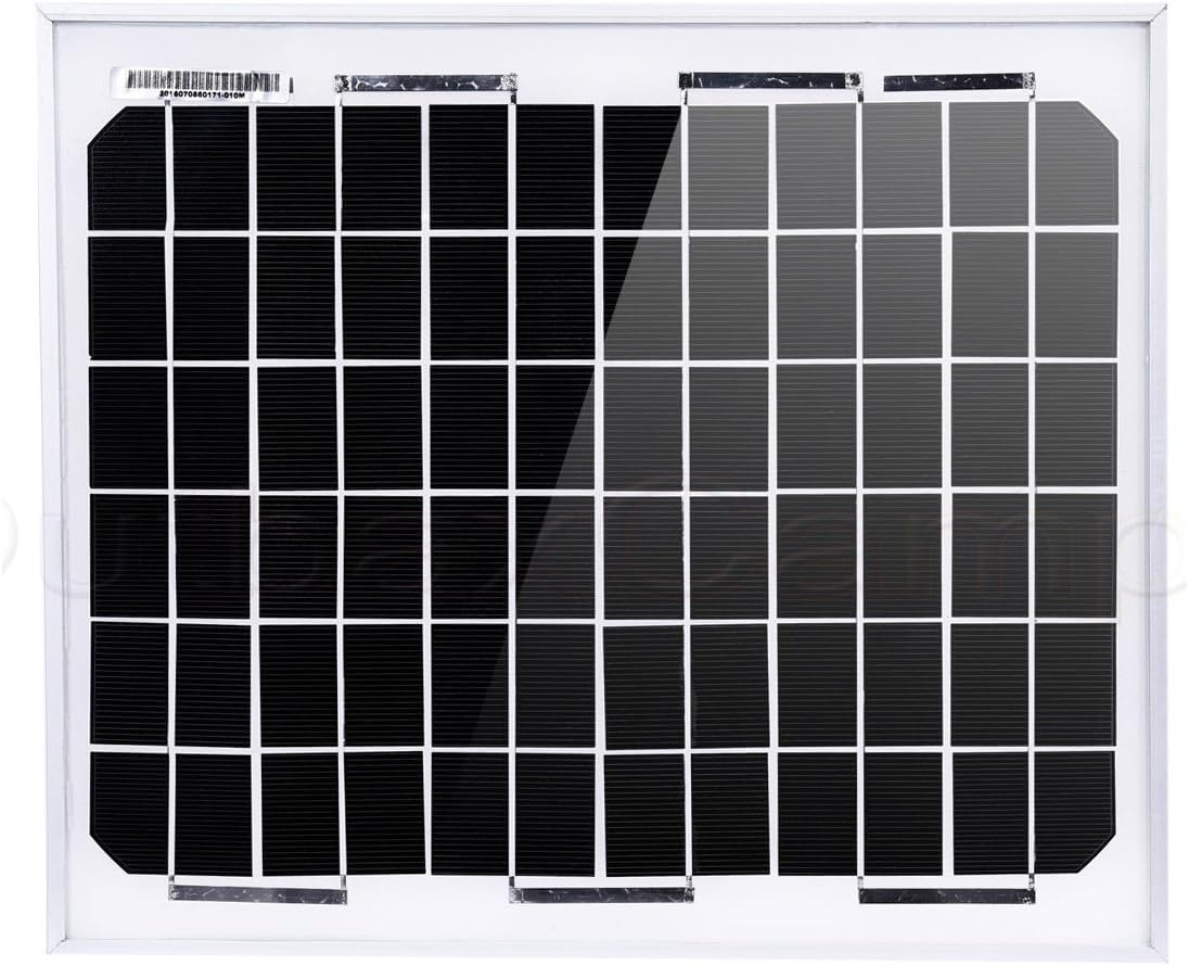 NUZAMAS 10W 12V Panel Solar Cargador De... NUZAMAS 10W 12V Panel Solar Cargador De...