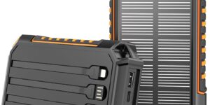 Riapow Cargador Solar Power Bank -...