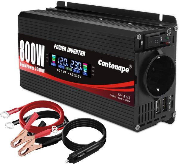 800w/2000w Inversor de Corriente Coche...