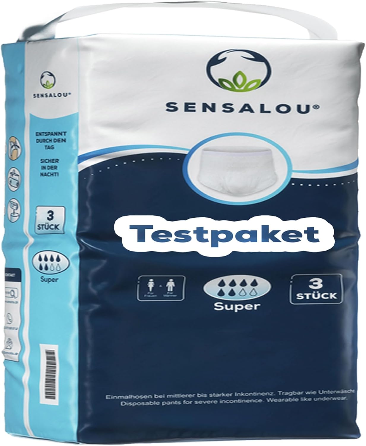Sensalou Incontinencia Pañales para