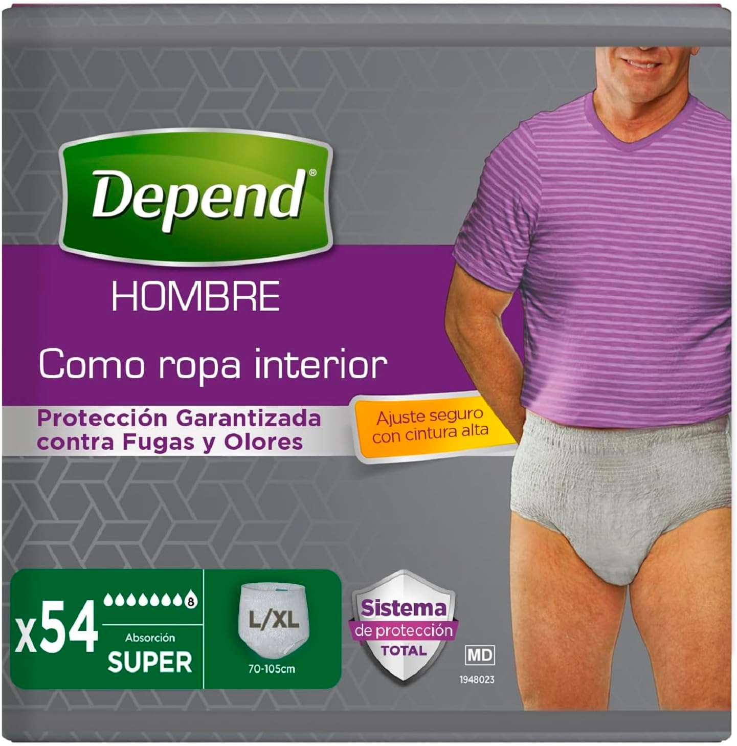 Depend Ropa interior absorbente