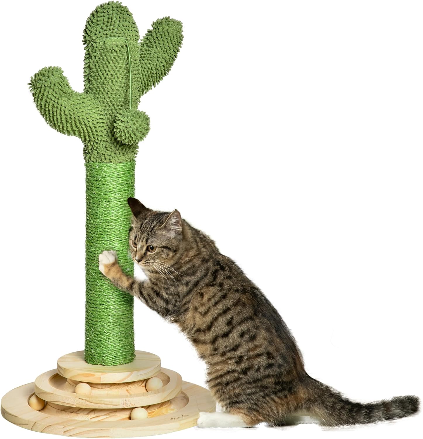 PawHut Poste Rascador para Gatos en