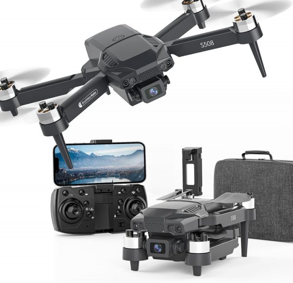 S508 Drone con Cámara,ECS 90°Ajustable...