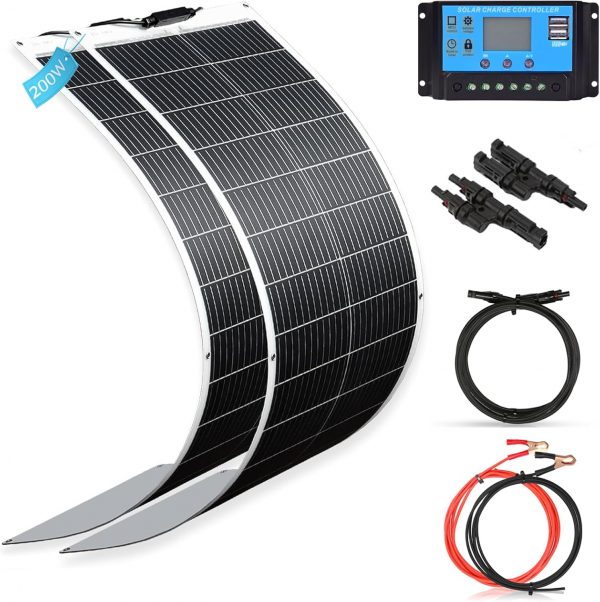 XINPUGUANG Panel solar flexible 200 W...