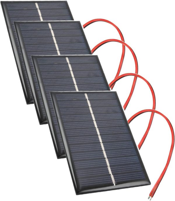 RUNCCI-YUN 4pcs 6V 100mA 90X60mm Micro...