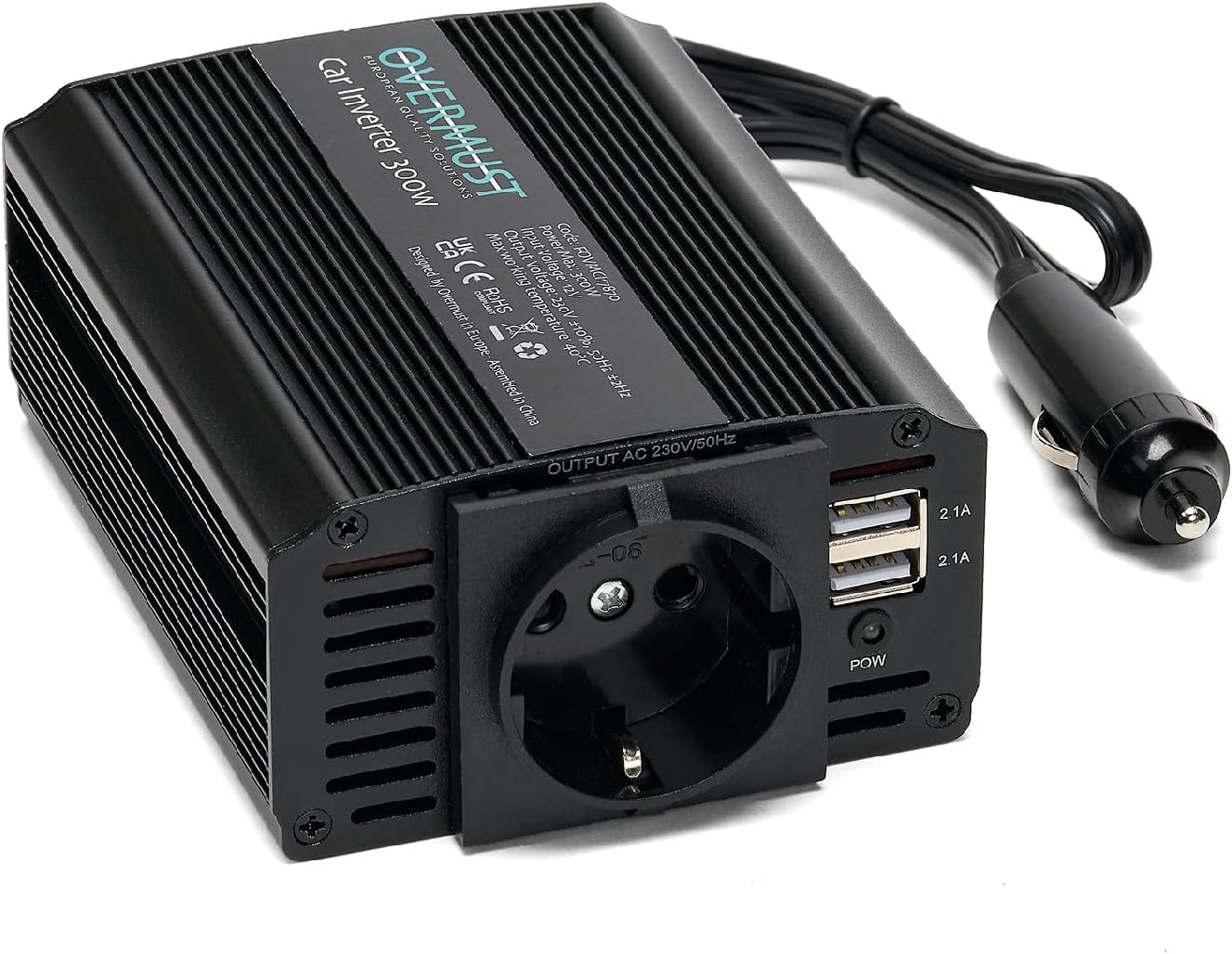 OVERMUST - Inversor Coche 12V a 220V...