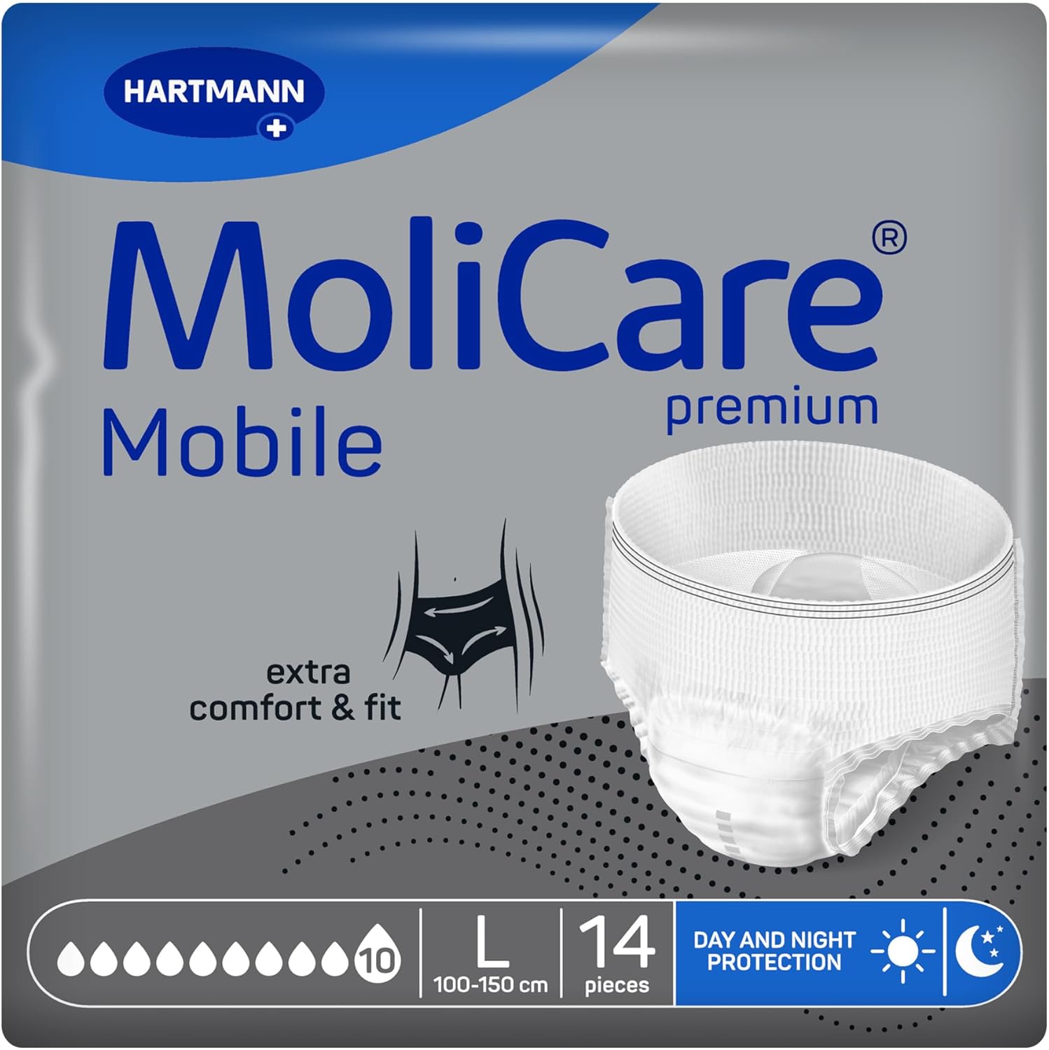 Molicare Mobile 10 Gotas Talla L, Ropa