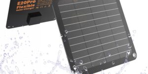 FlexSolar Cargador de panel solar de 20...