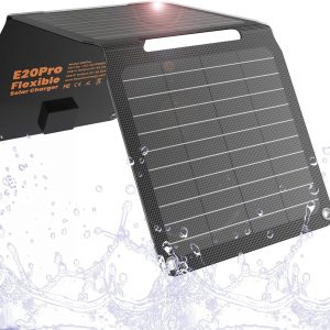 FlexSolar Cargador de panel solar de 20...