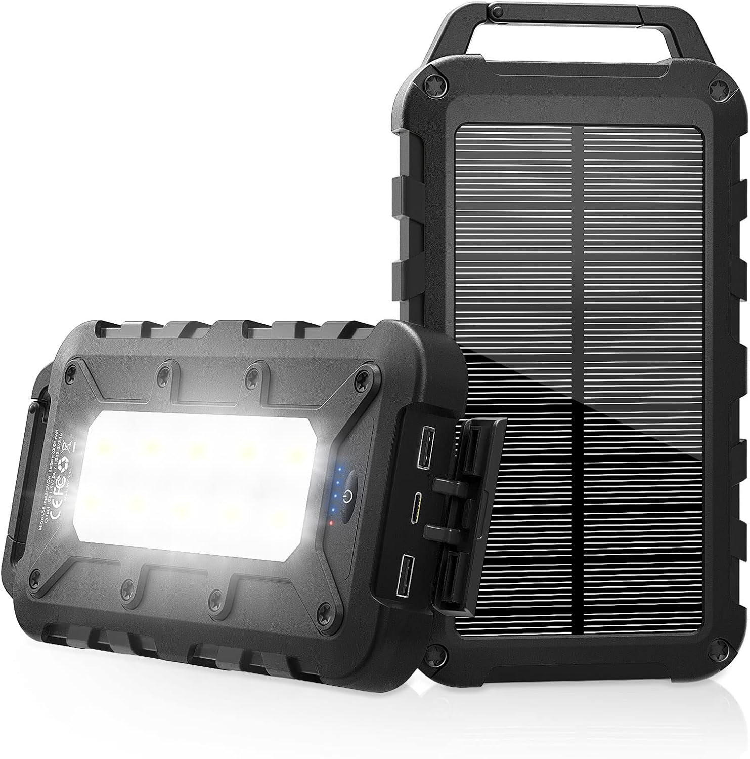 Cargador Solar 26800mAh Power Bank... Cargador Solar 26800mAh Power Bank...