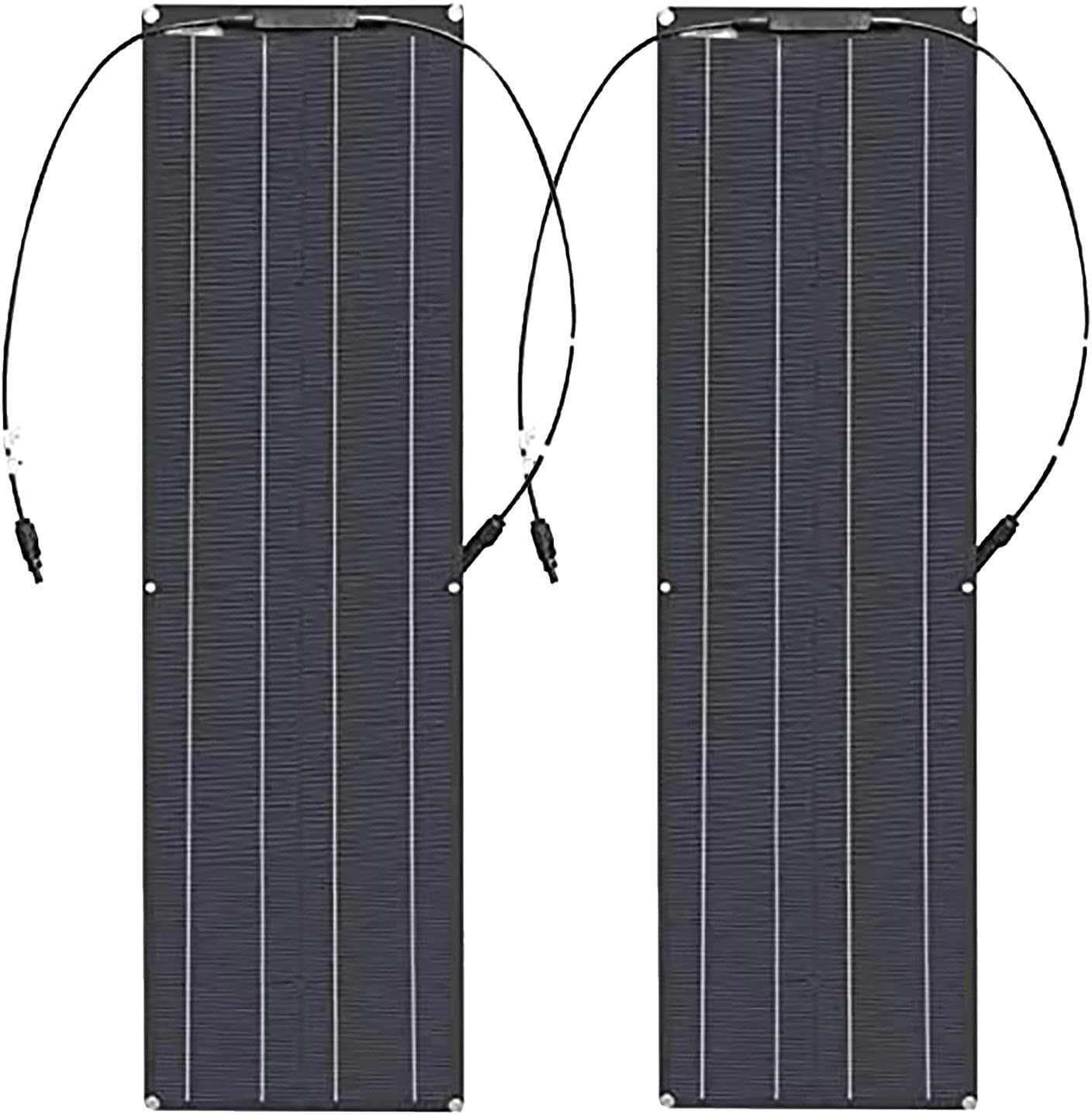 Panel Solar Flexible 2 Piezas 200W Mono... Panel Solar Flexible 2 Piezas 200W Mono...
