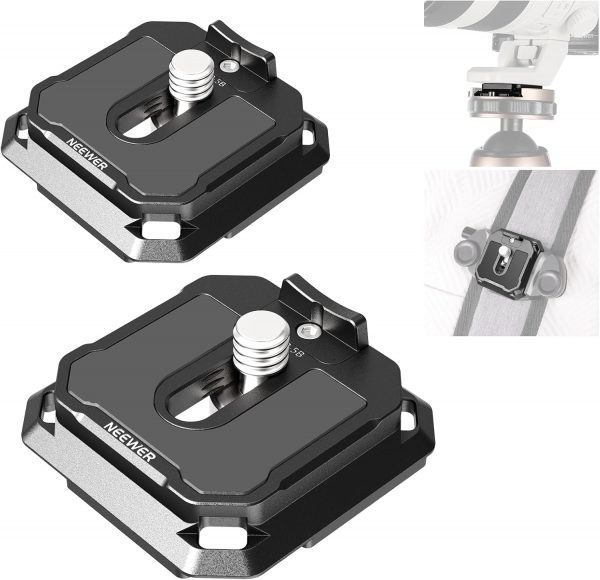 NEEWER 38mm 2pcs Square Quick Release P...